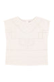 Sleeveless blouse | White