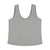Sleeveless linen top w/ v-neck | Grey