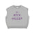 Sleeveless sweatshirt | Grey w/ "mick jagger" print
