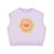 Sleeveless sweatshirt | Lilac w/ "find me on the dance floor" print