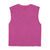 Sleeveless t-shirt w/ round neck | Fuchsia w/ "ni en todo lado"  print