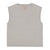 Sleeveless t-shirt w/ round neck | grey w/ multicolour hearts print