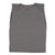 Sleeveless t-shirt w/ shoulder pads | Dark grey  w/ red apple print