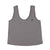 Sleeveless top w/ v-neck | Dark grey linen