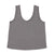 Sleeveless top w/ v-neck | Dark grey linen