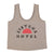 Sleeveless top w/ v-neck | Grey w/ "sisters hotel" print