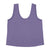 Sleeveless top w/ v-neck | Purple linen