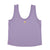 Sleeveless top w/ v-neck | Purple w/ "bang" print