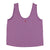 Sleeveless top w/ v-neck | Purple w/ "lobby babe" print