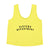 Sleeveless top w/ v-neck | Lime w/ "sisters department" print