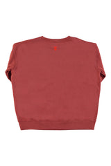 Sweatshirt | Bordeaux w/ "say cheese" print
