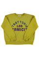 Sweatshirt | Olive green w/ "Los Amici" print