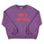 Sweatshirt | Purple w/ "my fire" print
