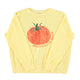 Sweatshirt | Yellow w/ "tomato" print