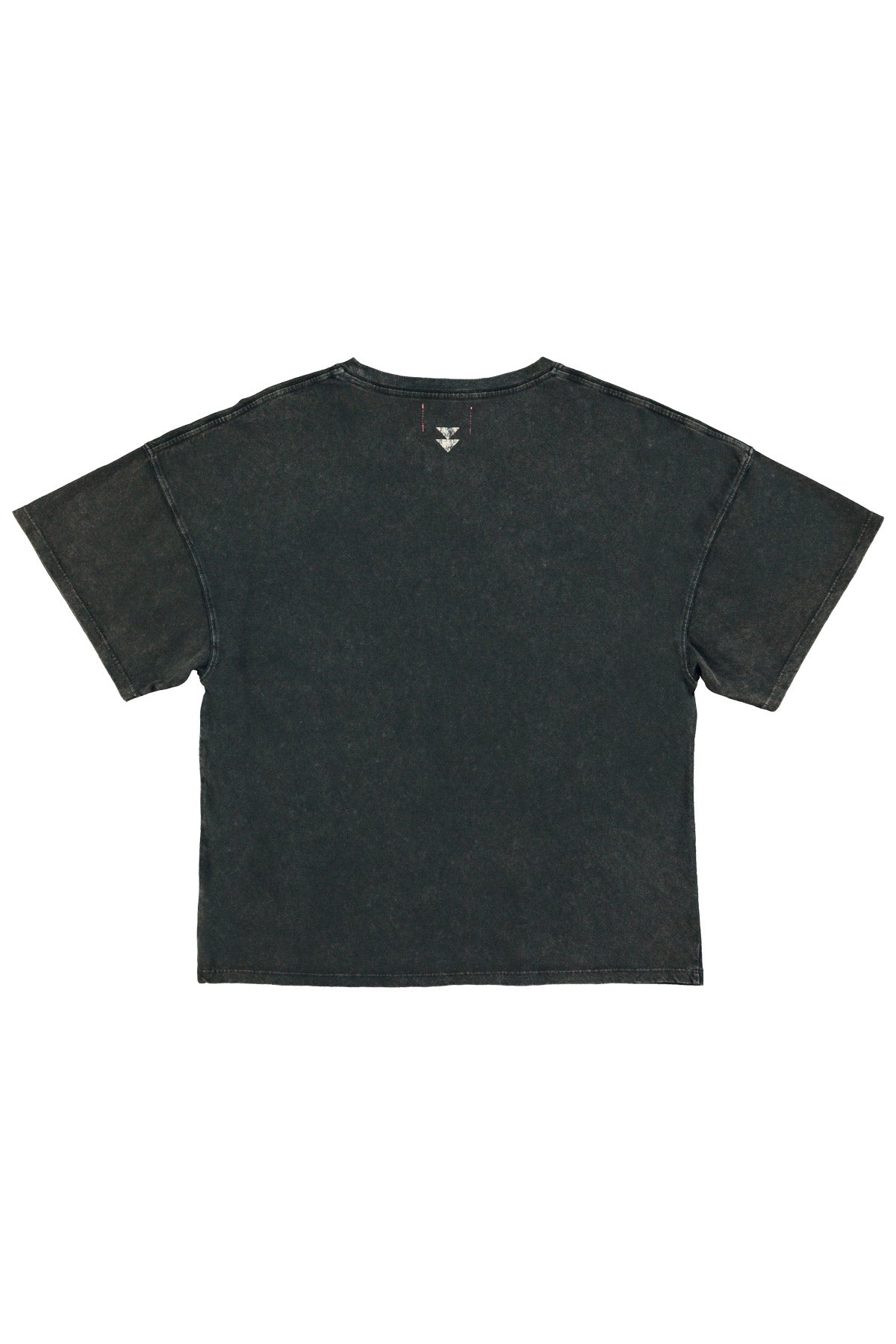 T-shirt w/ short sleeves | Faded black w/ "pizza" print