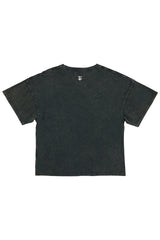 T-shirt w/ short sleeves | Faded black w/ "pizza" print