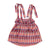 Top w/ straps | Multicolor checkered
