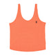 Top w/ v-neck | Orange linen