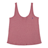 Top w/ v-neck | Pale pink w/ golden lurex