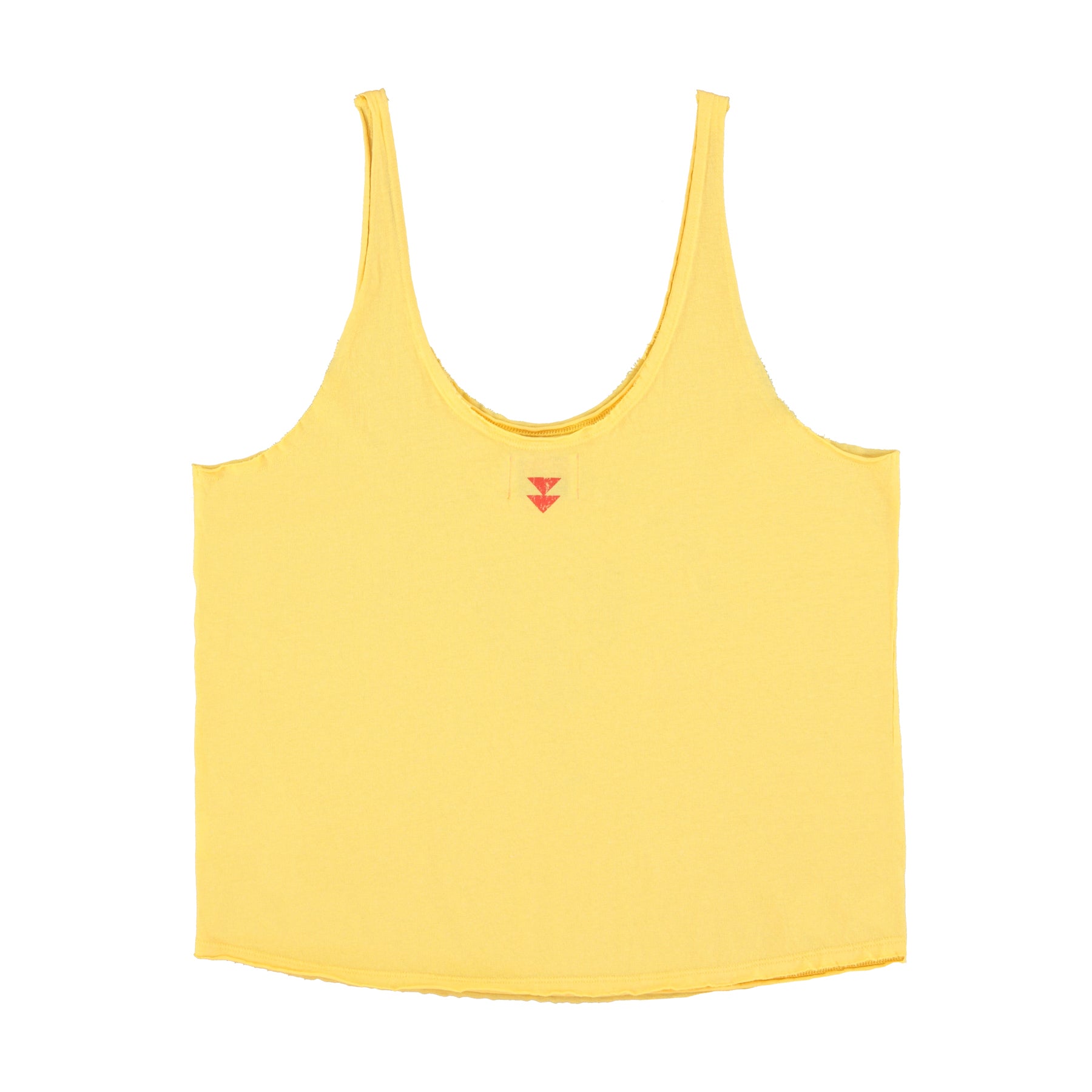 Top w/ v-neck | Yellow w/ "lobster" print