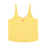 Top w/ v-neck | Yellow w/ "lobster" print