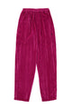 Trousers | Fuchsia velvet