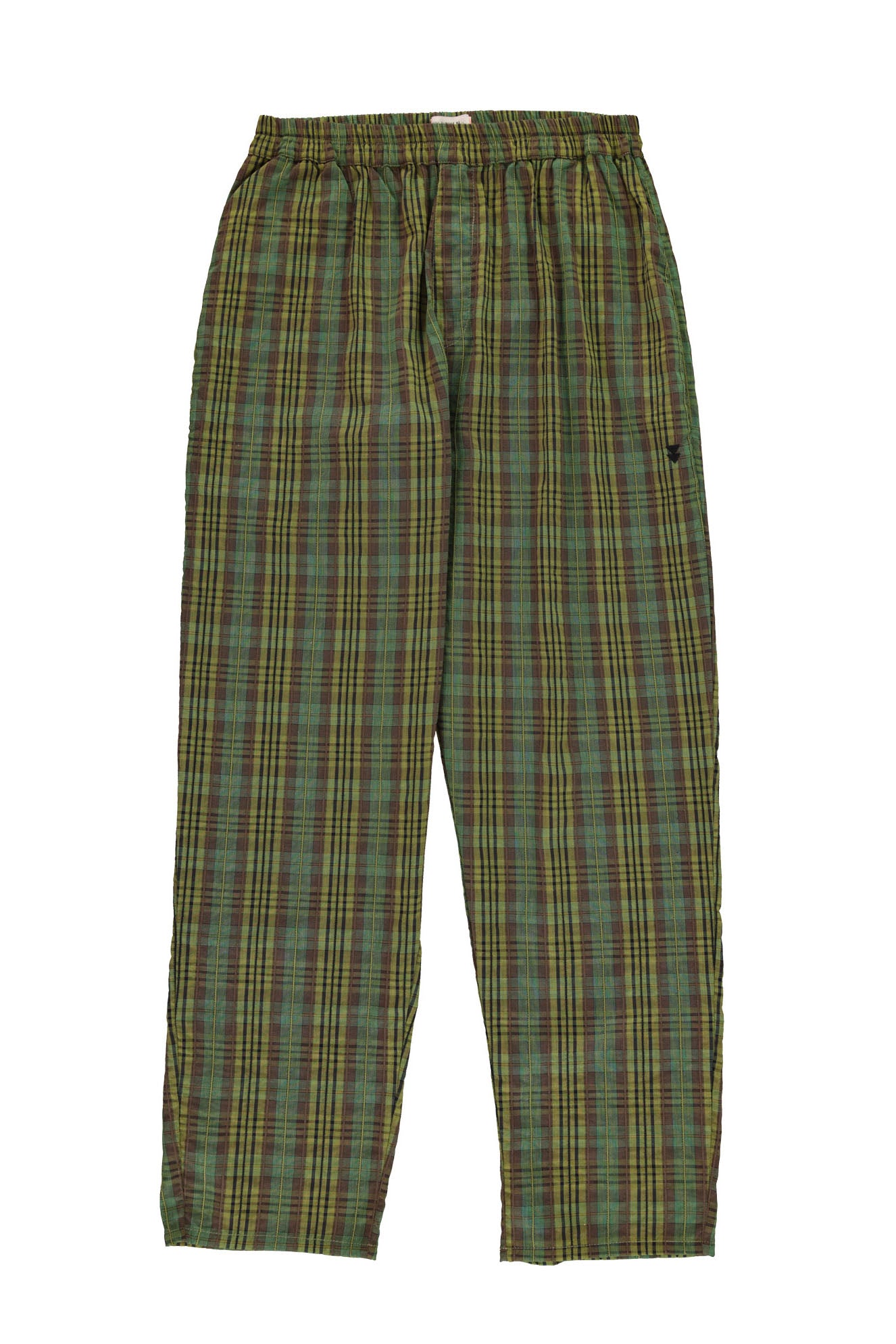 Trousers | Green checkered