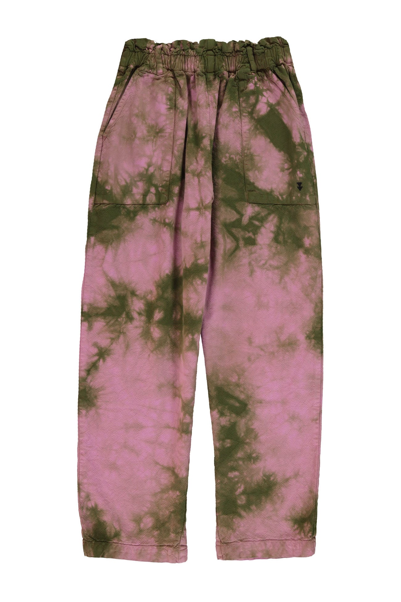 Trousers | Pink & green tie dye