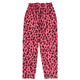 Trousers | Pink w/ animal print