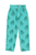 Trousers | Turquoise w/ flowers