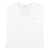 V-neck tshirt . White w/ "tiger" print