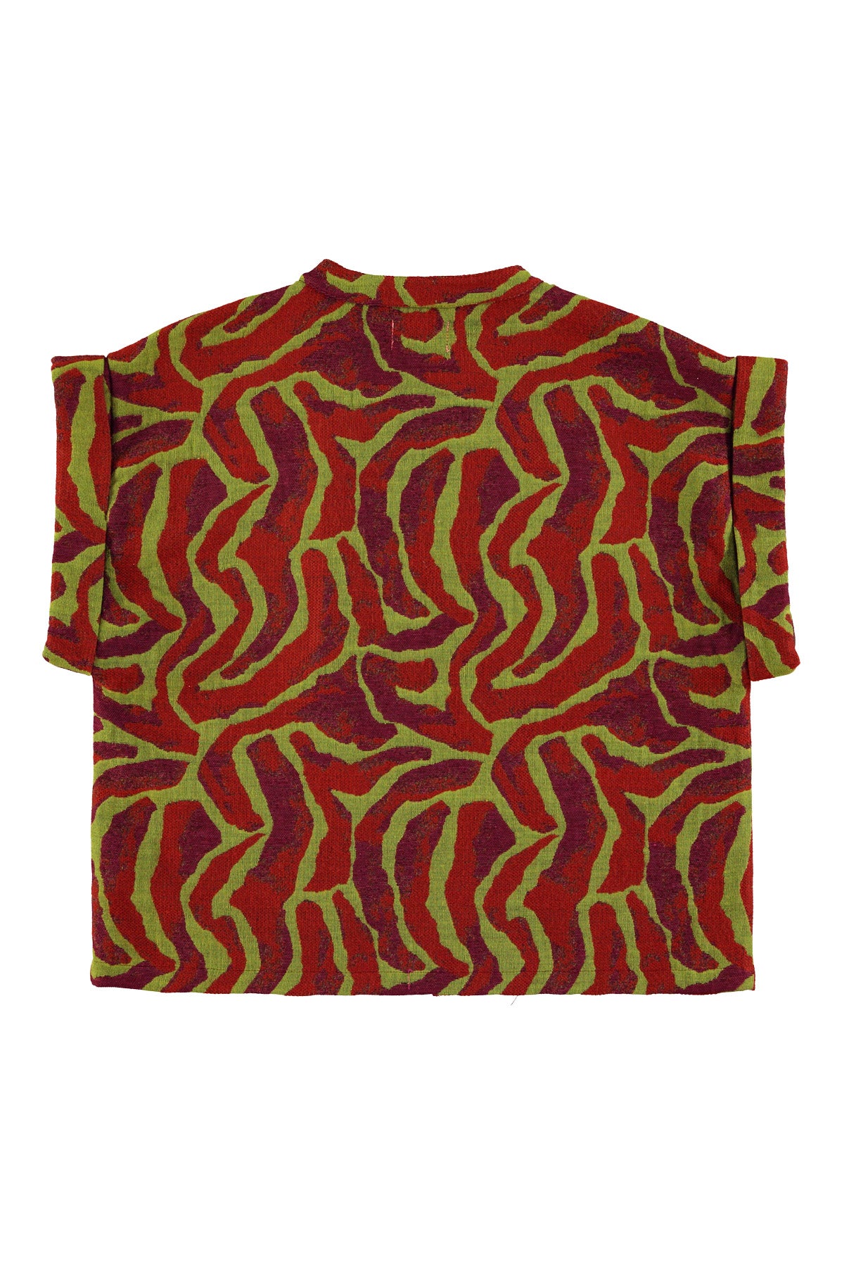 Waistcoat | Multicolor pattern (bordeaux)