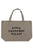 XL bag | Brown w/ "pizza takeaway" print