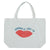 XL bag | Grey w/ "lips" print