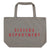 XL bag | Grey w/ red apple print