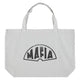 XL bag | Light grey  w/ "mafia" print