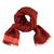 XL scarf | Bordeaux & orange vichy