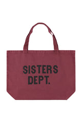 XL bag | Bordeaux w/ "double trouble" print