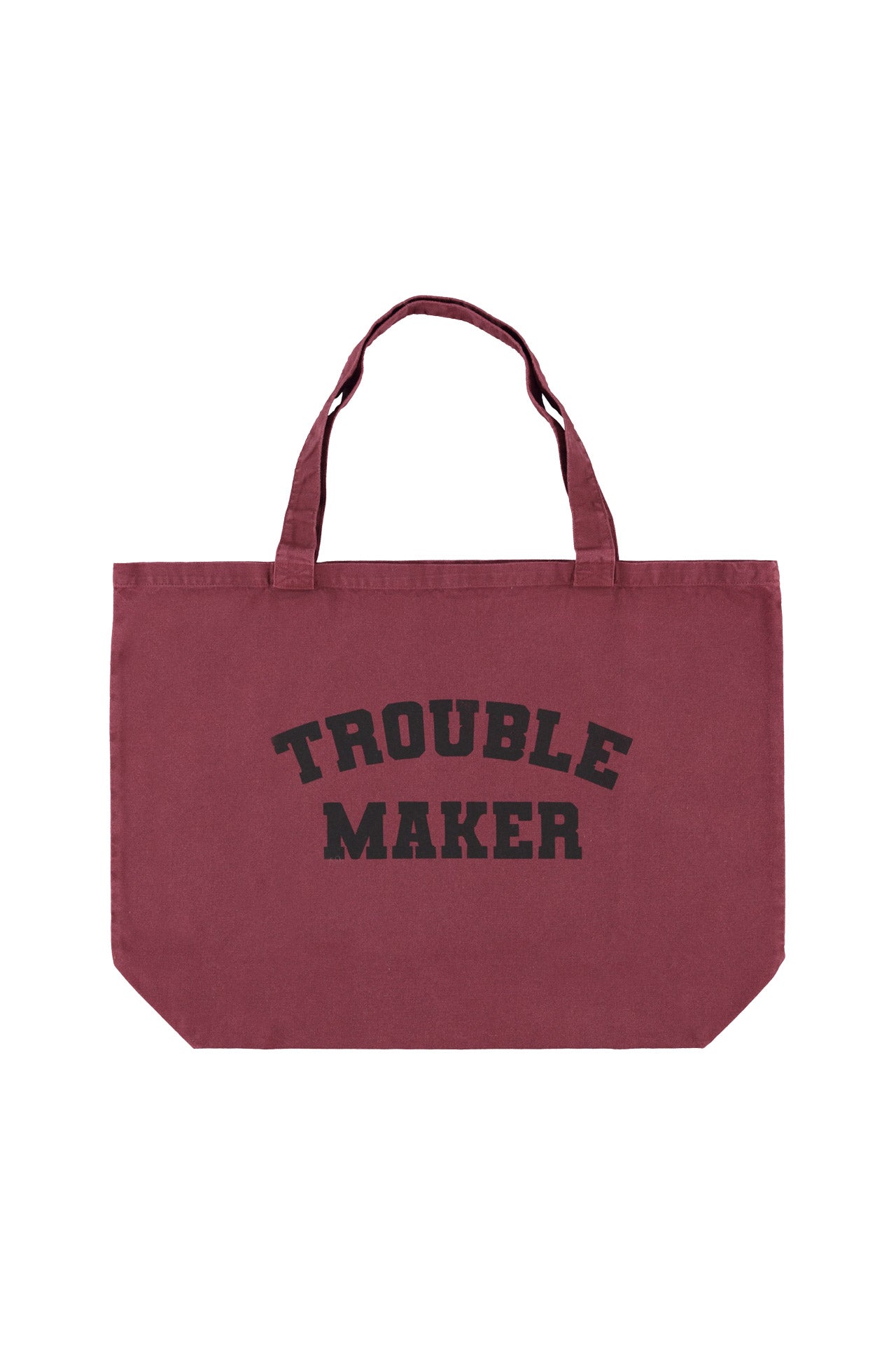 XL bag | Bordeaux w/ "double trouble" print