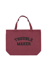 XL bag | Bordeaux w/ "double trouble" print