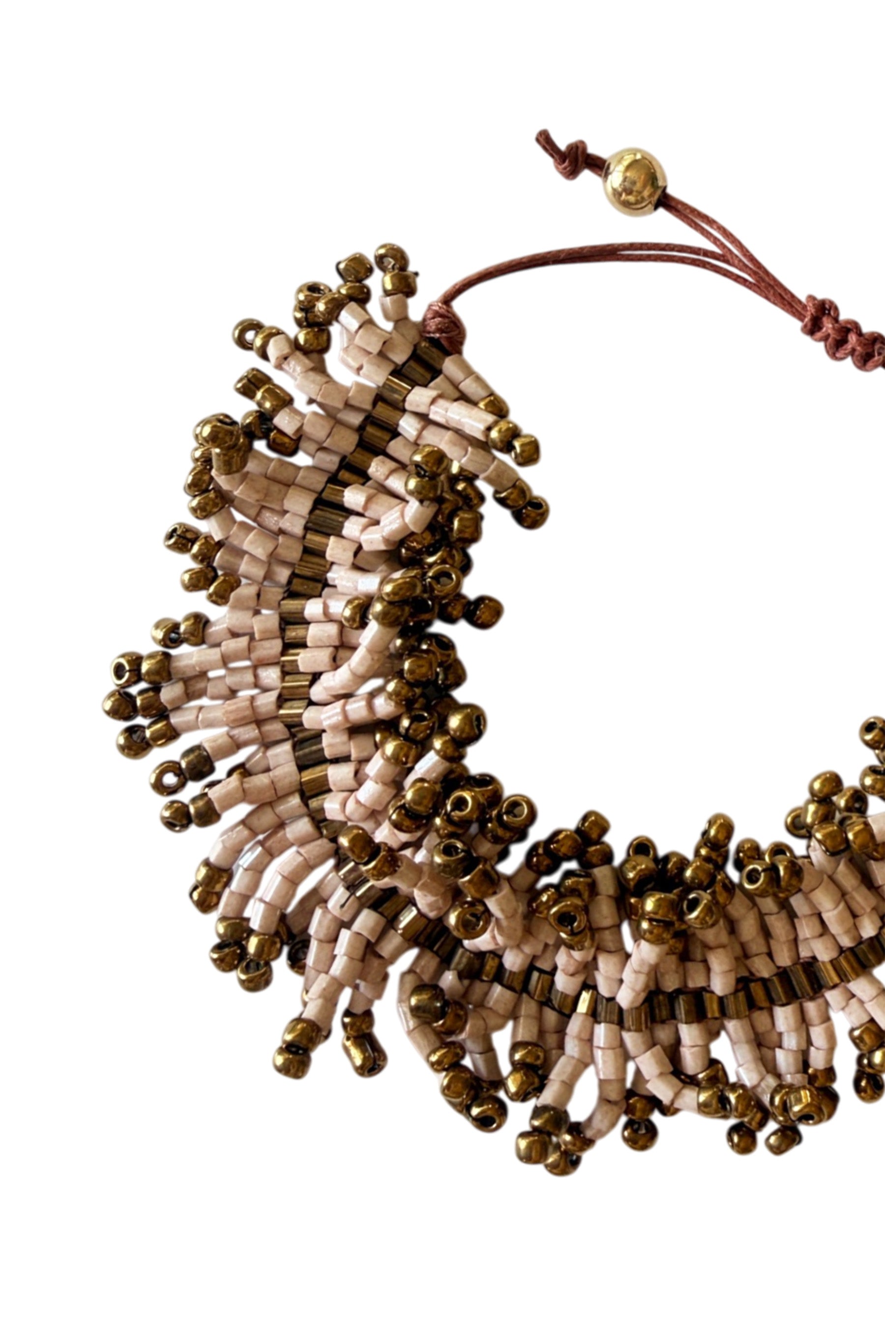 Bracelet Multi Beads | Ecru
