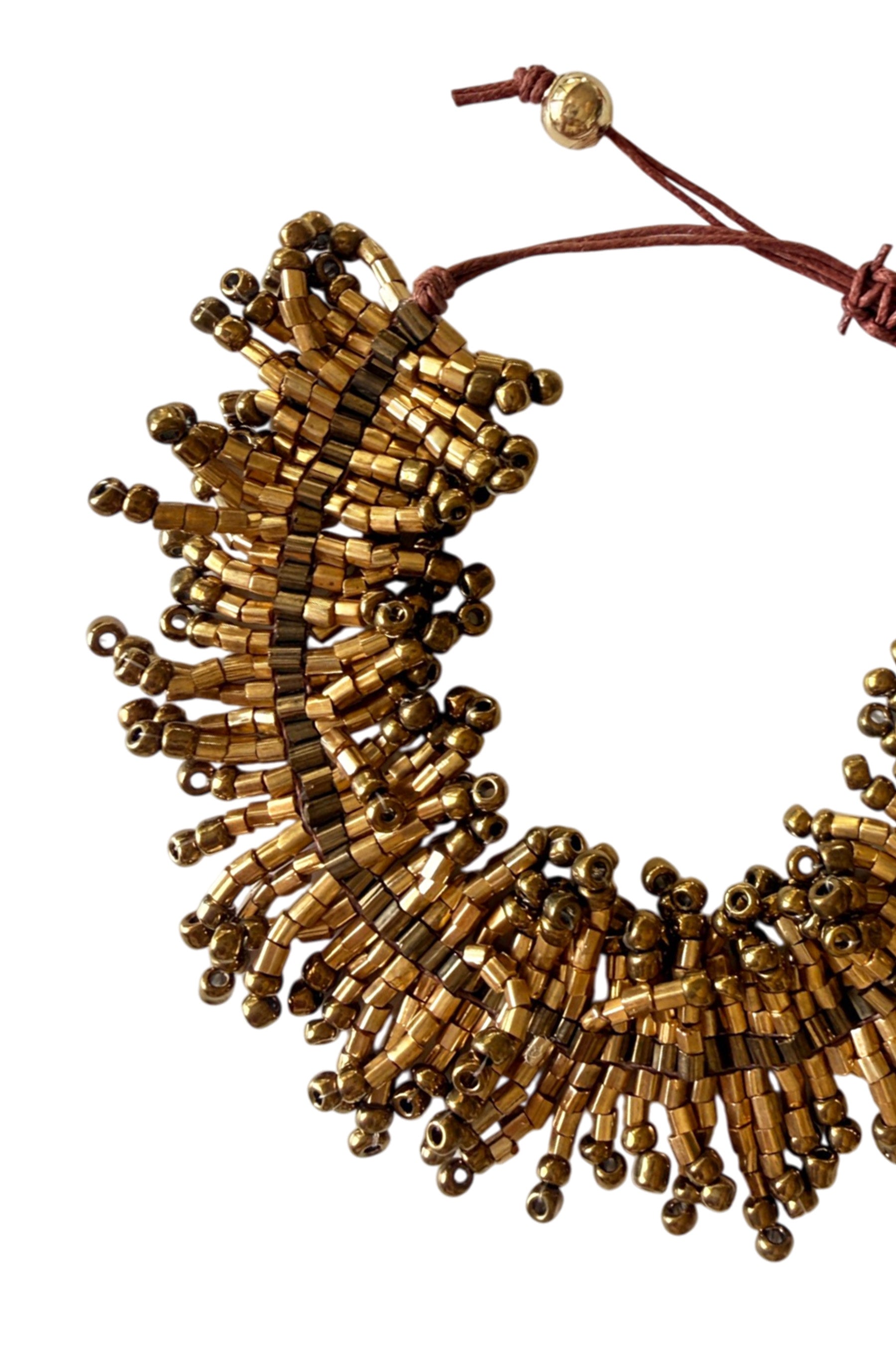 Bracelet Multi Beads | Golden