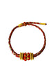 Bracelet Cord Golden Lurex | Red
