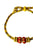 Bracelet Cord Golden Lurex | Yellow