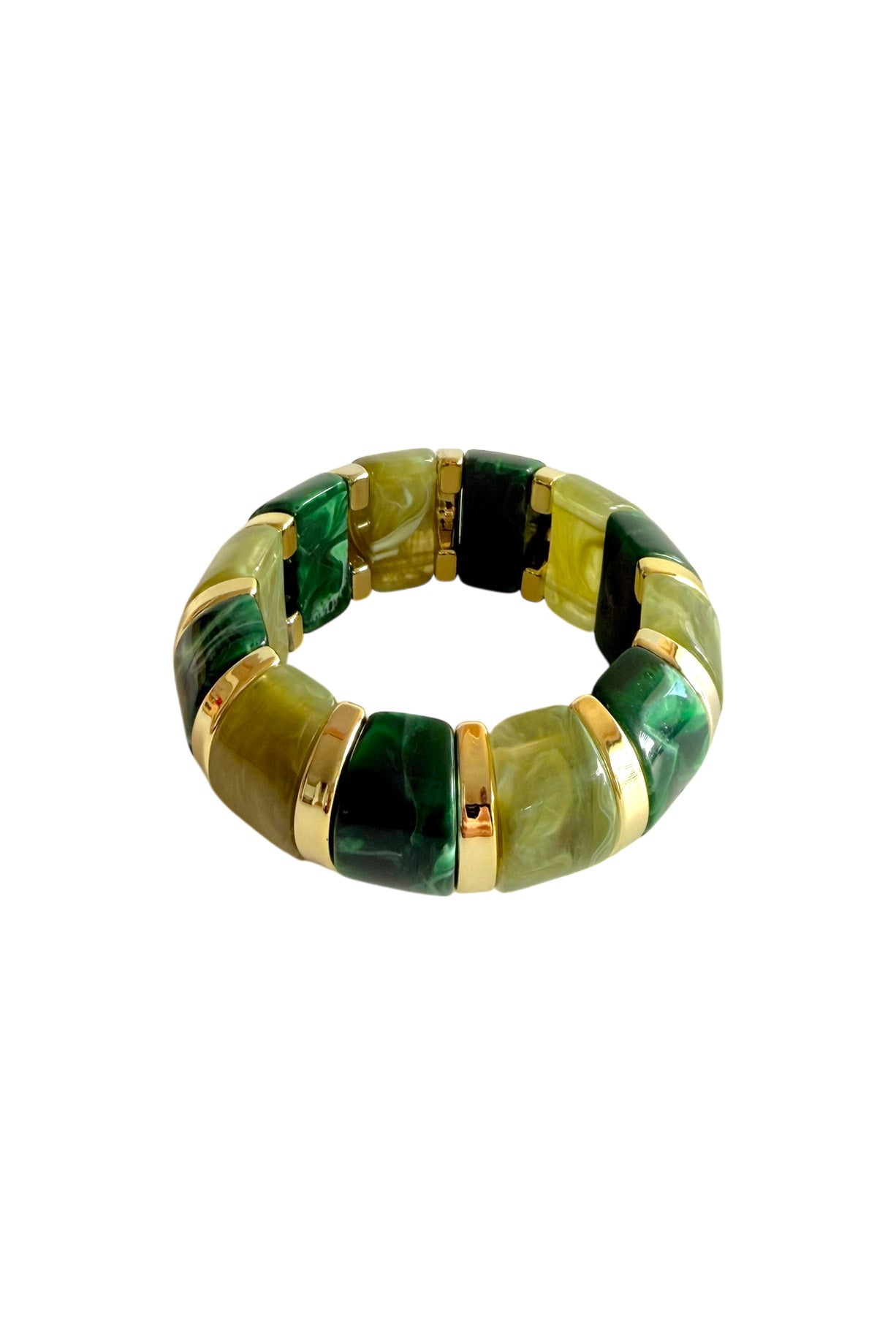 Bracelet Golden & Green