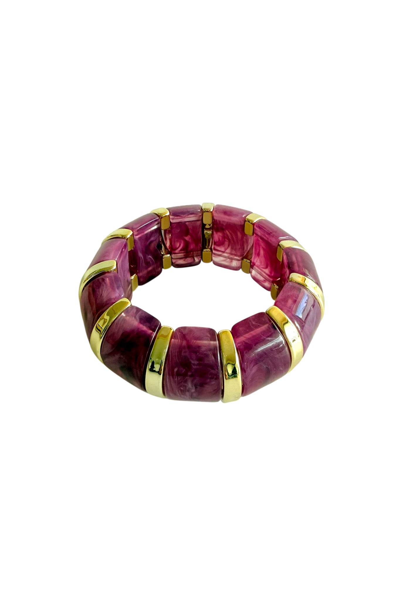 Bracelet Golden & Purple