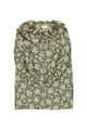 Short dress | Green w/ floral jacquard