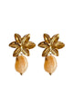 Earrings Palm | Cream