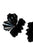 Flower Earrings | Black