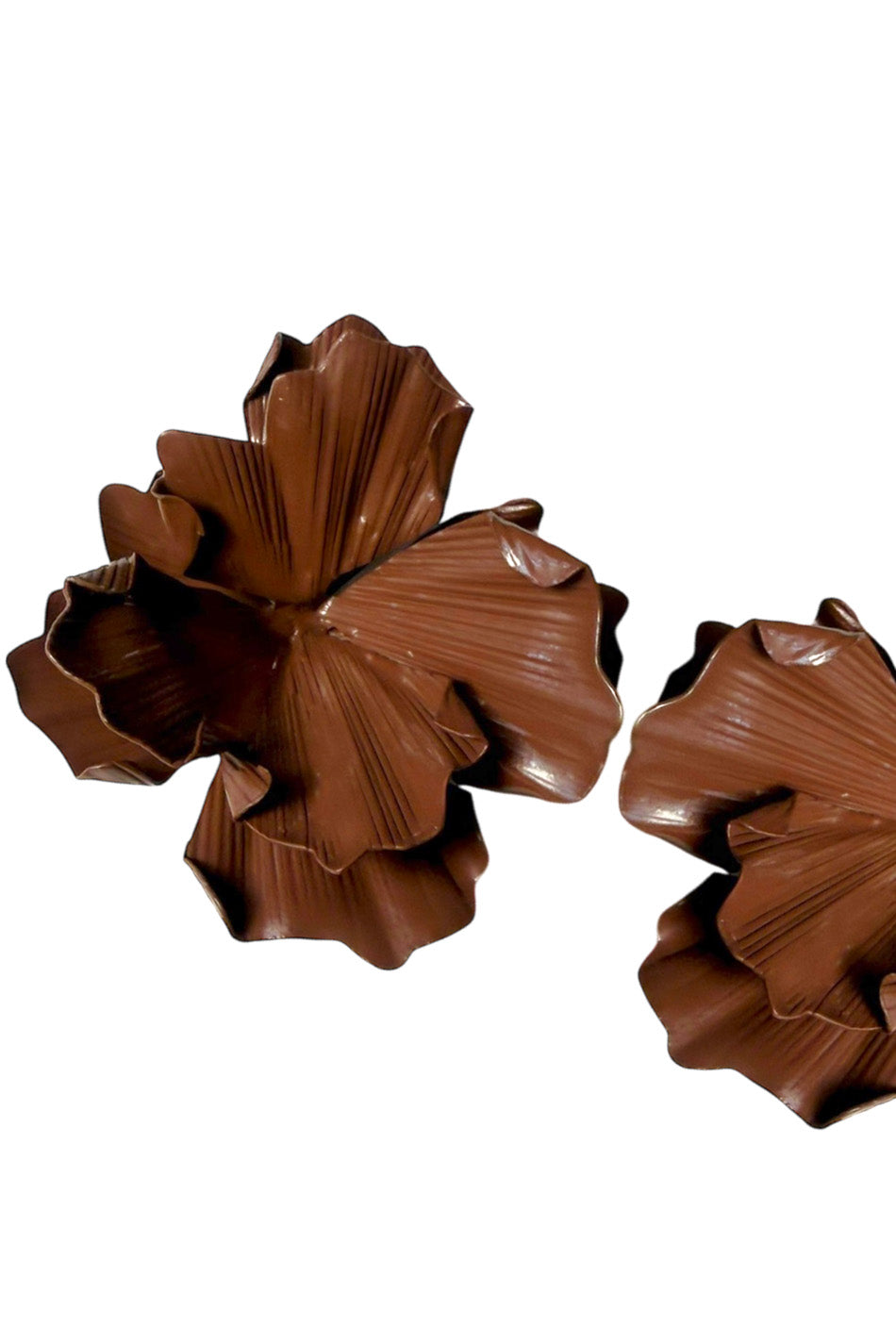 Flower Earrings | Brown